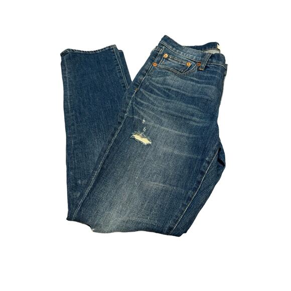 Madewell Jeans Womens Size 26 Blue Slim Boyfriend Boyjean - Picture 3 of 8